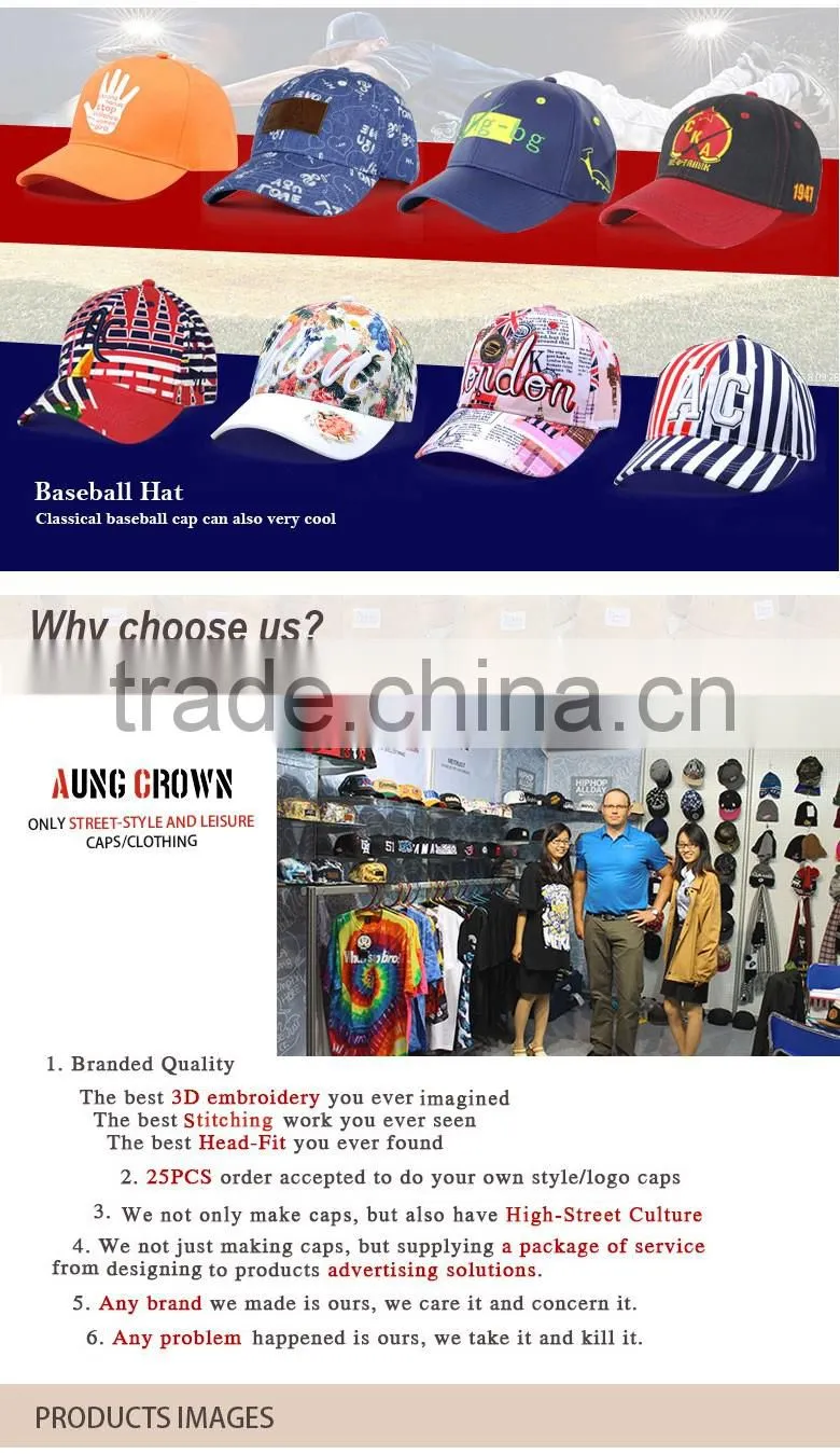 fashion design custom baseball cap material