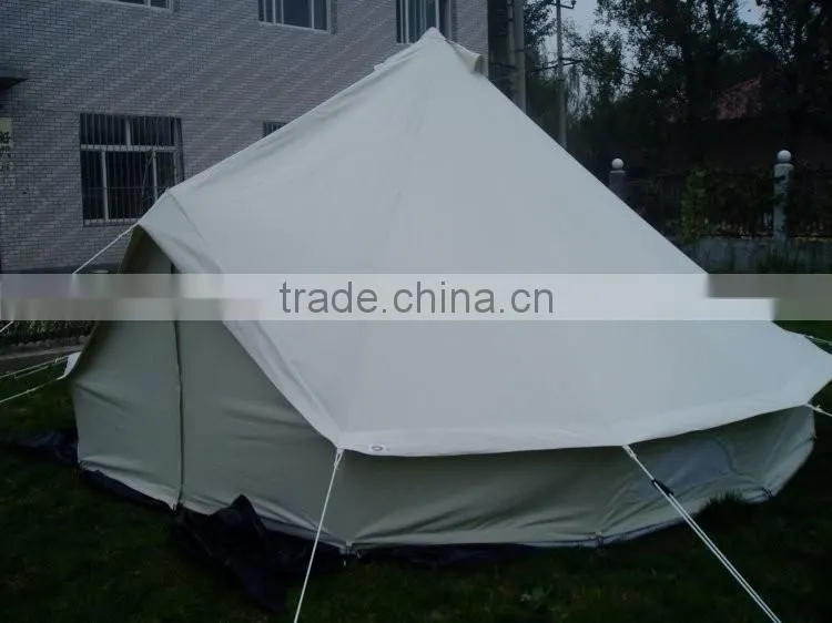 steel Pole Material and Canvas Fabric family tent