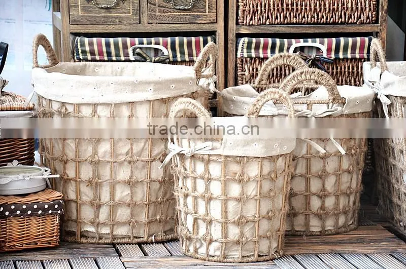 Widely popular collapsible household canvas laundry basket