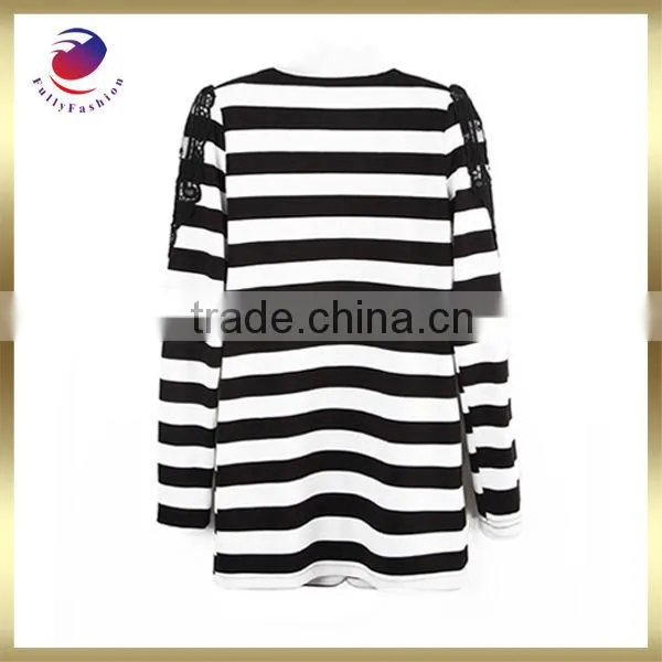 long sleeve coat stripes