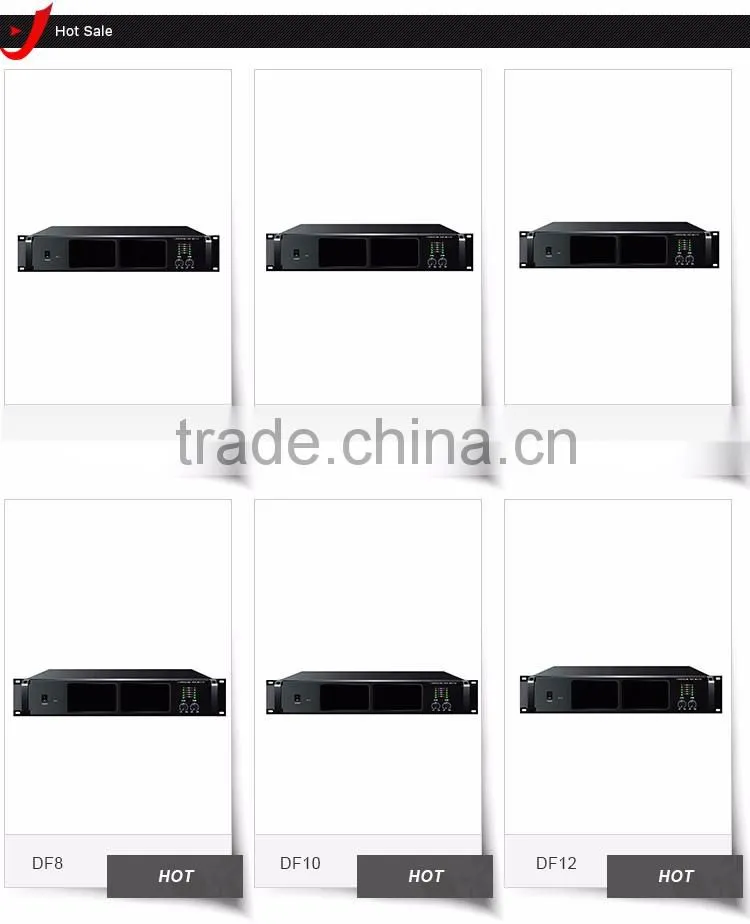 DF10-1000W Pro Powerful Amplifier For Dance Clubs