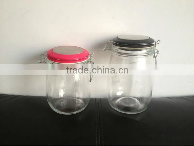 clip top big glass canisters