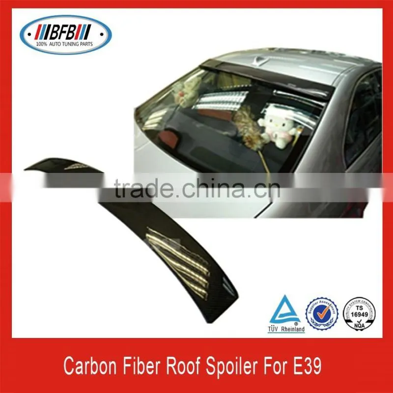 1996-2003 5 series carbon fiber car rear roof spoiler for bmw e39 auto parts accessory