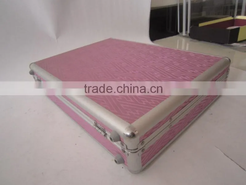 Cute girls' carrying tv box computew sound box aluminum laptop tool box