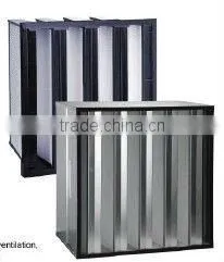 V-bank High Capactity Fliter for air conditioning and air cleaning equipment