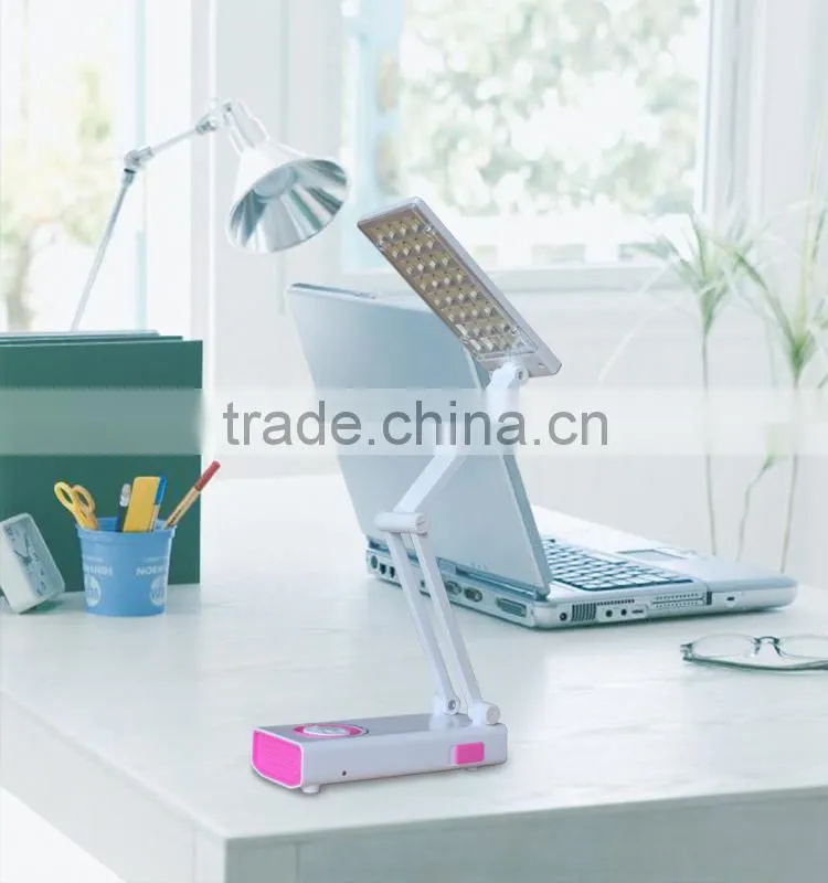 2016 new solar rechargeable book lamp led