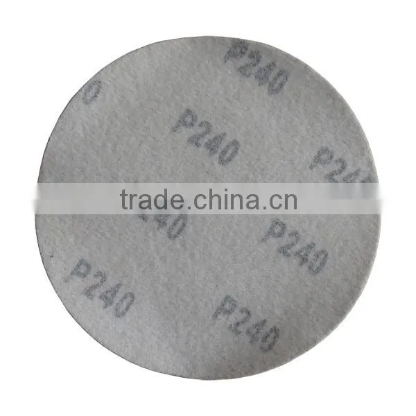 special coated anti-clogging hook and loop sandpaper disc