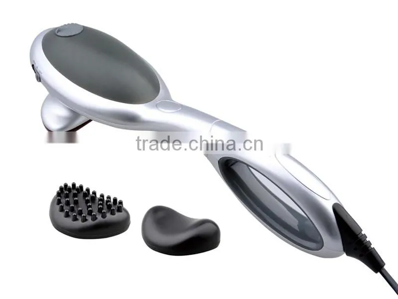 Handheld massager with push button control/body massager