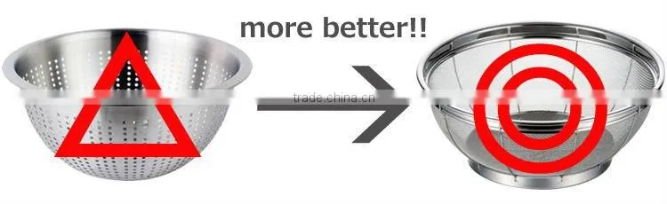 Stainless Steel Wire Mesh Drain Basket Circle Type Vegitable And Dish Dryer