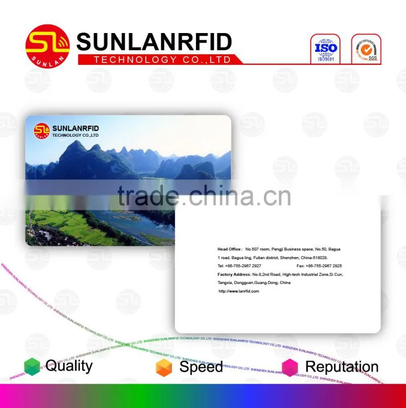 Good Price High Insurance UV Coating PET 13.56 Mhz RFID Blocking Card