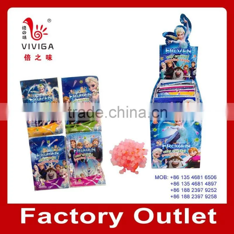 Frozen pop rocks/ jump candies /star crystal popping candy