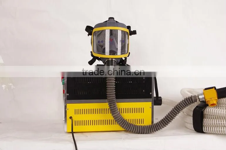 4 Person Full Face Electric Blower Airline Protective Respirator HTCK-4A