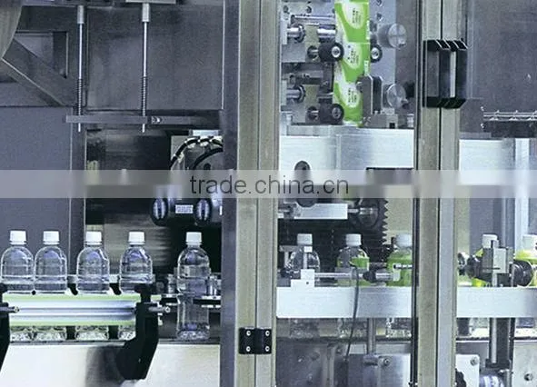 mineral water bottle sleeve label machine