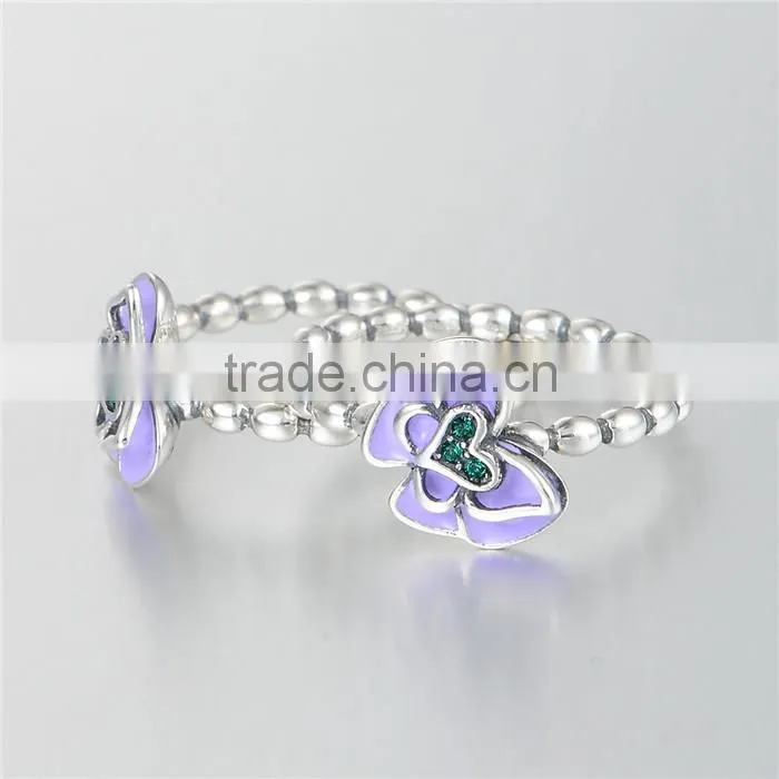 Fashion Jewellery Color Enamel Ladies Finger Rings