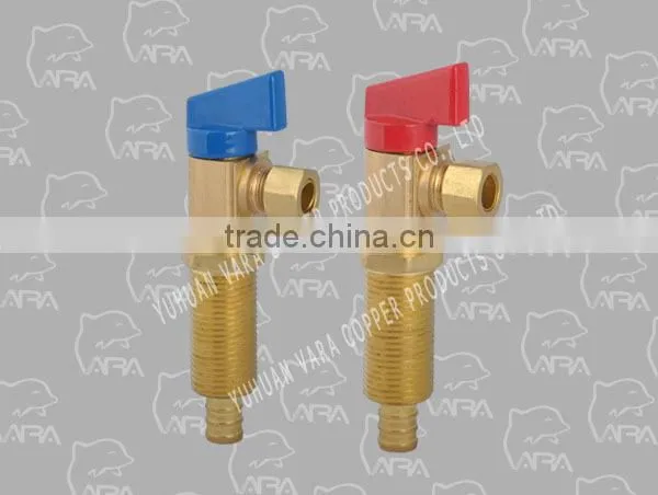 835-65 LONG MIP.PEX X O.D.COMP. ANGLE VALVE 1/4 TURN