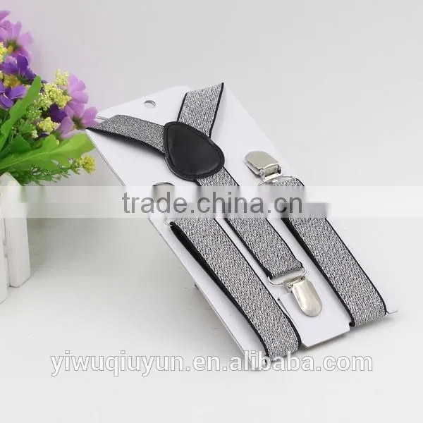 Clip-on Elastic Braces kids Baby Suspenders children Accessories Y-Back with 3 clips 65*2.5cm for 1-8 years kids