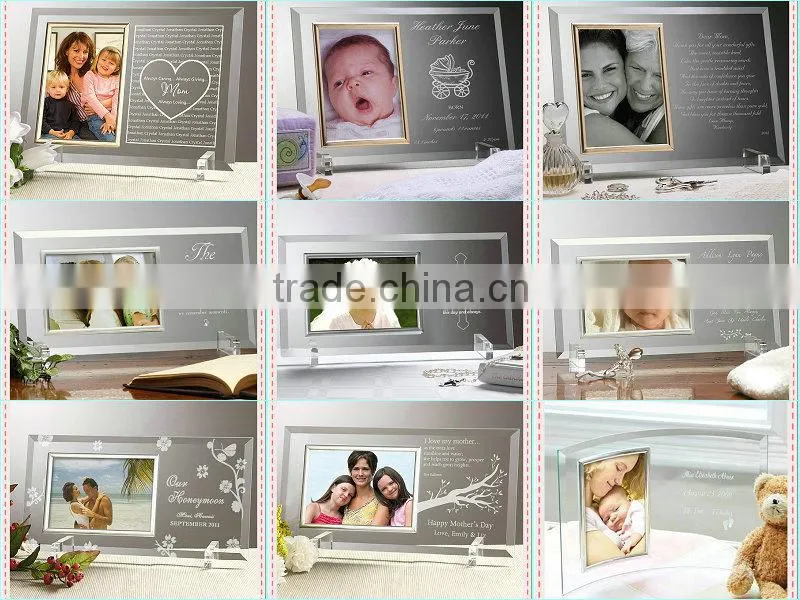 Funny Glass Sister Picture Frame For Party Decorative Gifts