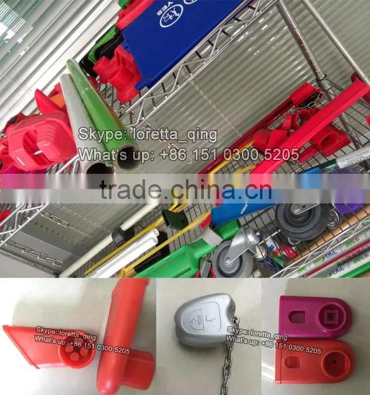 Supermarket Equipment for Shopping Cart Shopping Trolley Coin Lock