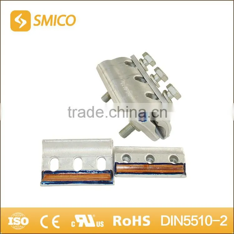 SMICO Cheap Products Copper Aluminum Parallel Groove Clamp With 1 2 3 Bolts