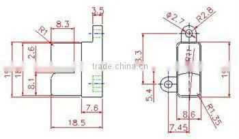 2.5MHz Ultrasonic Transducer for Bubble DetectSmall Ultrasonic Transducer for Bubble DetectUltrasonic Bubble DetectorSensors
