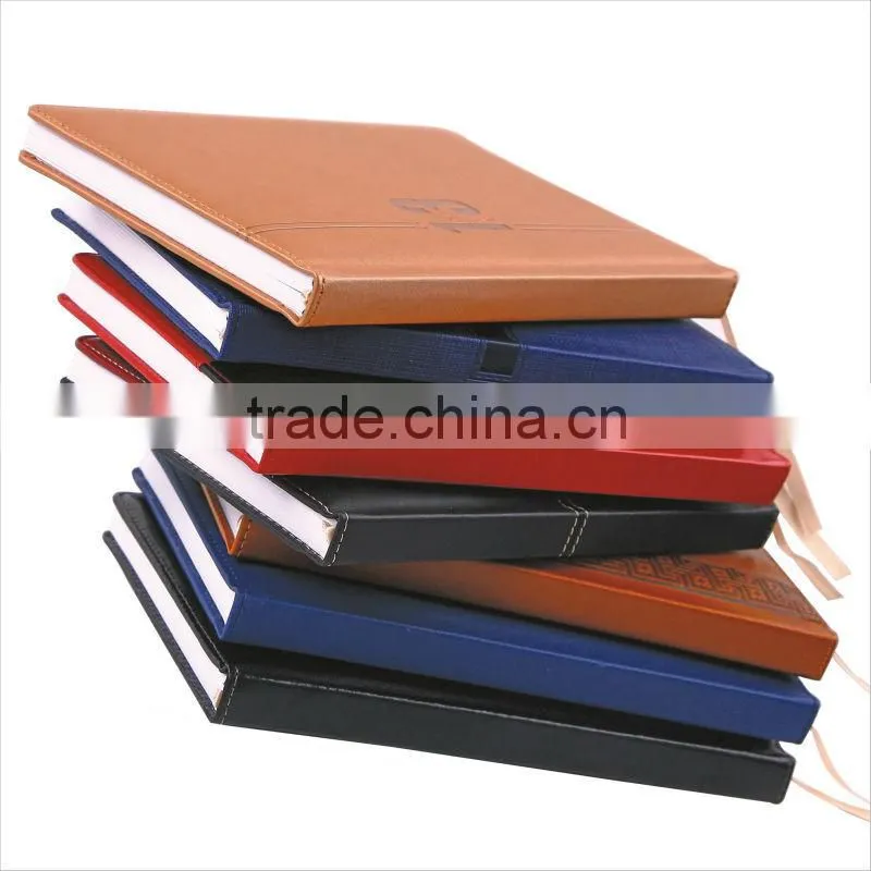 34*25cm with Calulator Red / Blue Color PVC Agenda/Notebook.