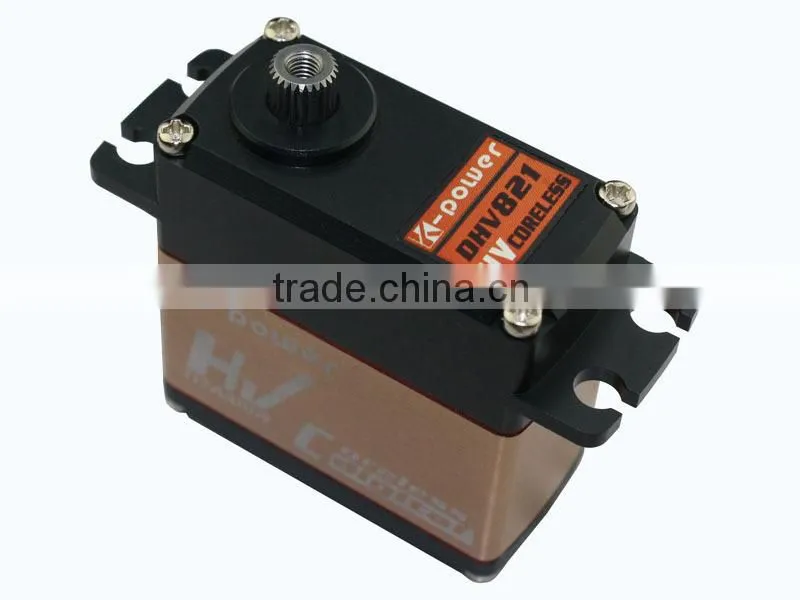 K-power Digital metal titanium gear 3kg/7.4v high voltage RC servo for RC multirotor DHV817