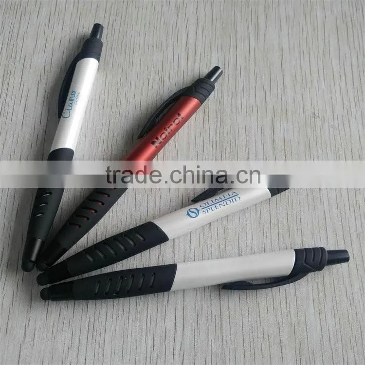 Innovative products black clip, plunger, grip and neb click simple stylus pen