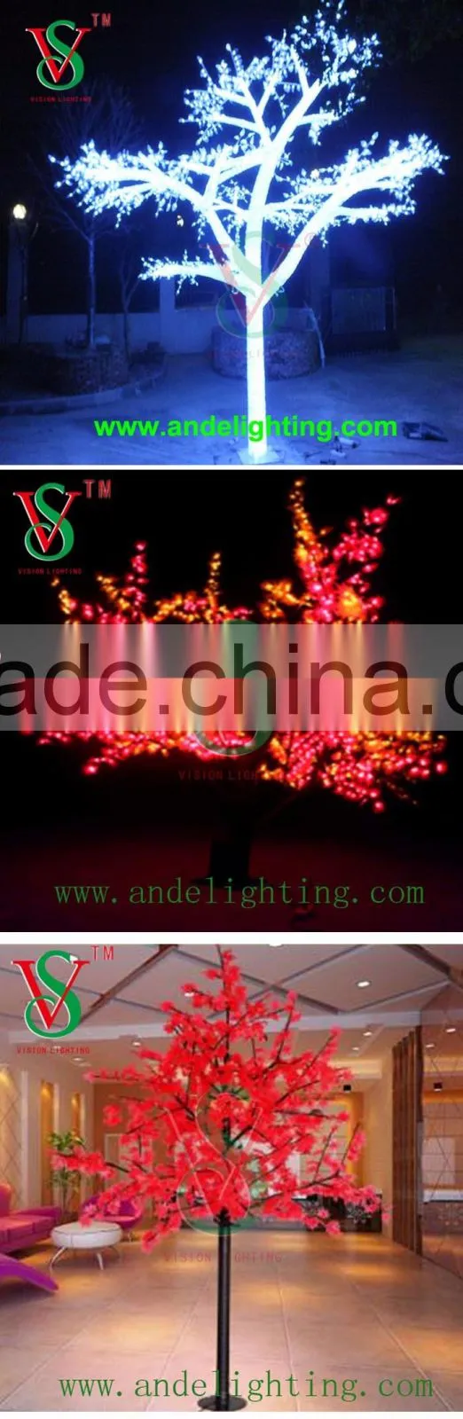 Holiday outdoor decoration led tree light