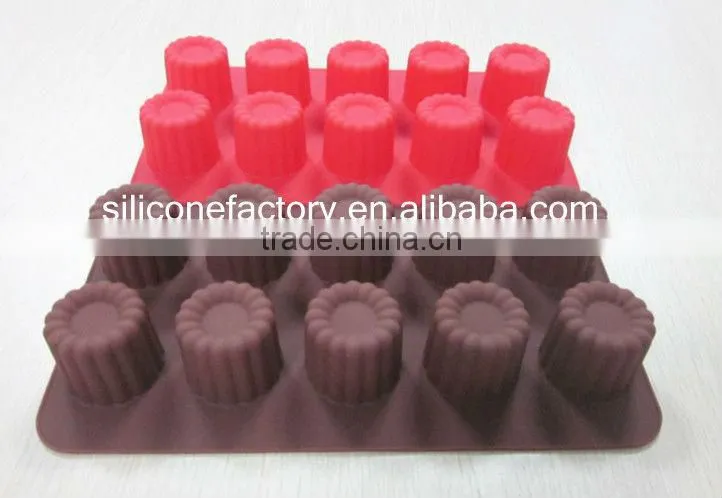 silicone pudding chocolate mold,10-cavity silicone Sugar paste Mould