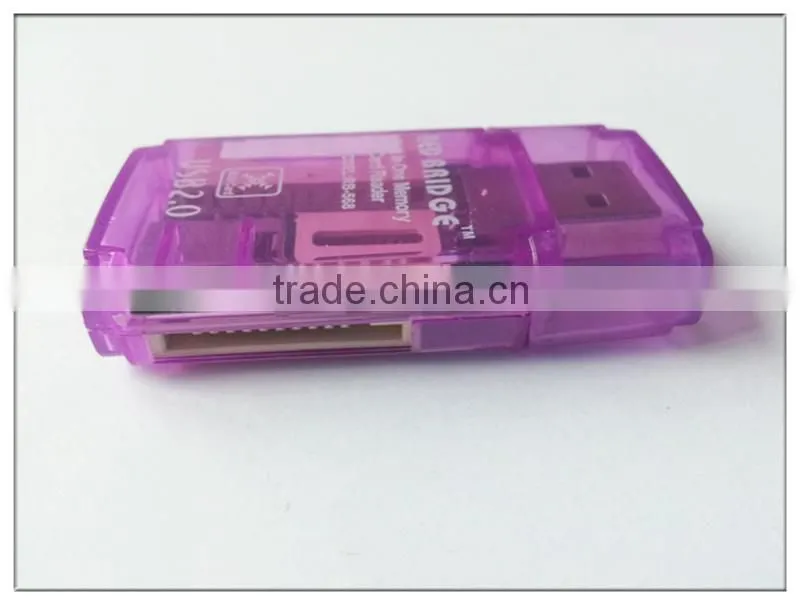 OEM USB 2.0 Multi Slot Memory Card Reader for SD/Mini SD/Microsd/minisd/TF/M2/MS(OS-CR128)