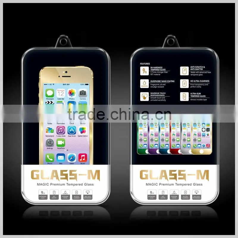 Electroplating Tempered Glass For iPhone 5/5S,Glass M Curved Edge Screen Protect Film 6 Colors Available