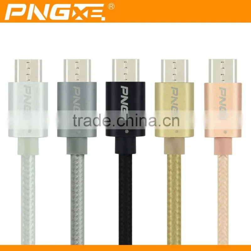 Top selling fashion 2 in 1 charger phone cable fast transfer usb data cable with led