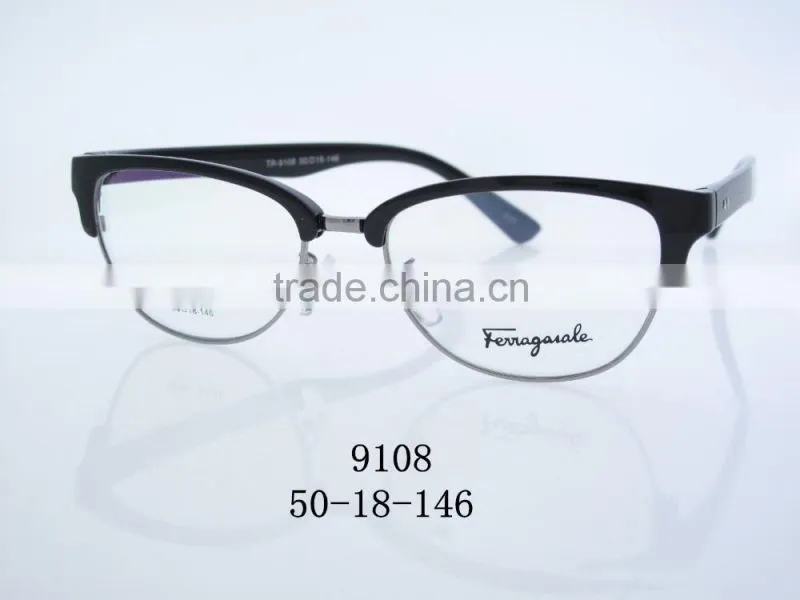 2016 New stylish metal optical eyeglass frames 9108