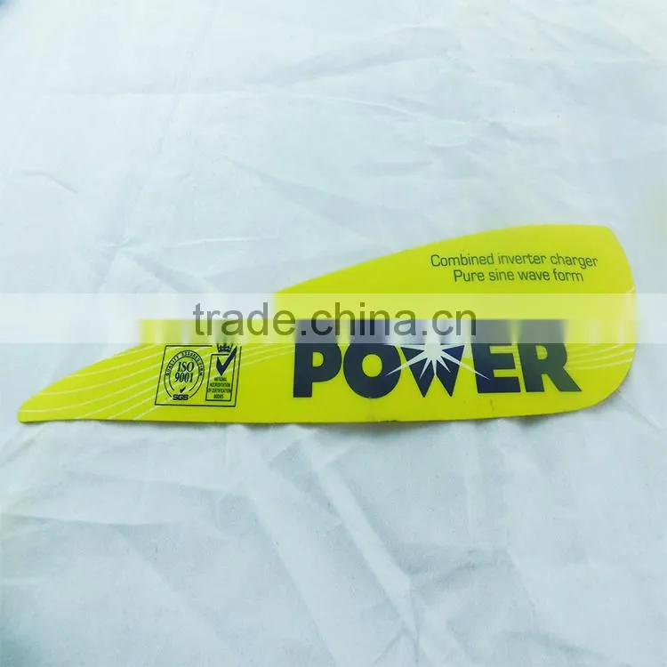 PVC nameplate