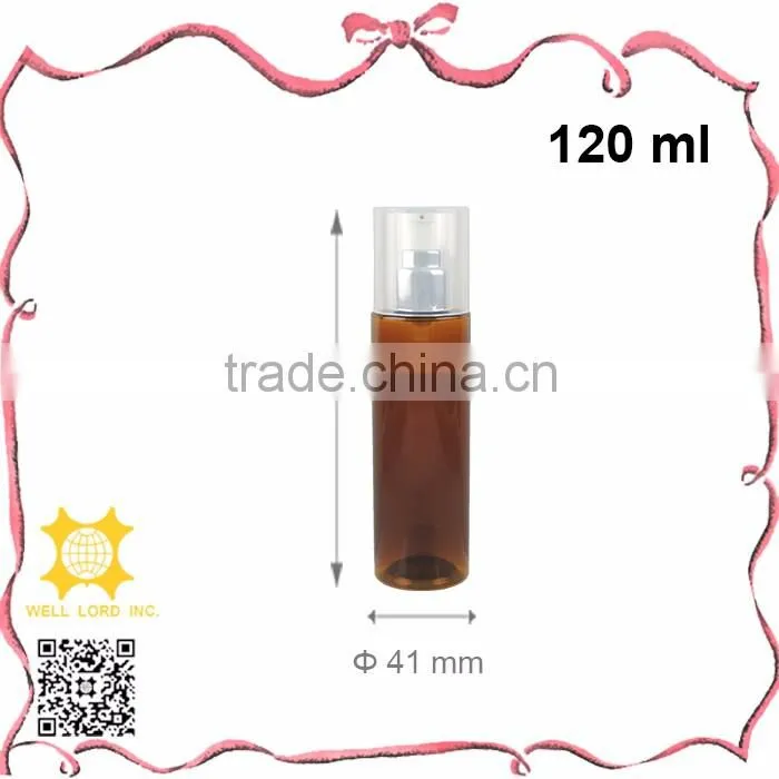 120ml high quality PET material bottle with lotion pump