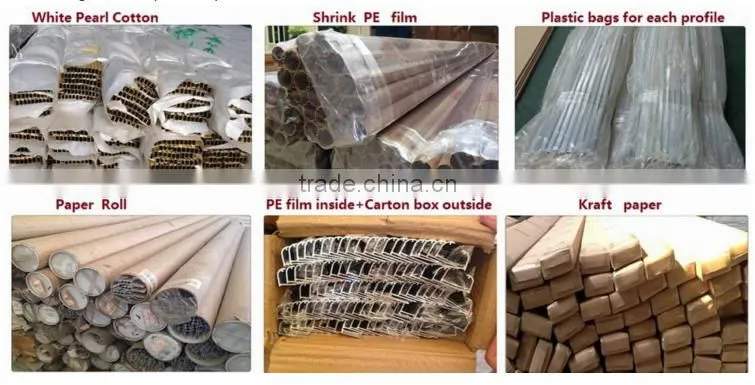 High Quality Thermal Break Wooden Grain Aluminum Frame