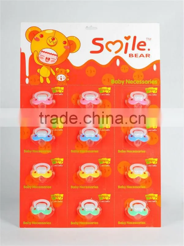 12pk Blister packaging baby products baby nipple pacifier