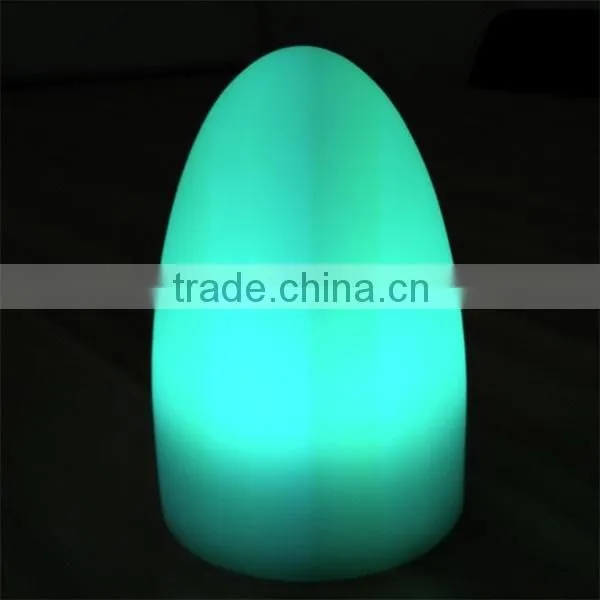 16 color change plastic apiciform Led table lamps with remote