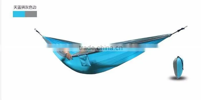Portable Outdoor Swing Fabric Camping Hanging Hammock Parachute Bed parachute nylon hammock