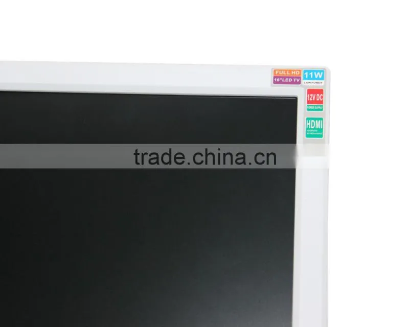 White Cheap Slim 15.6" HD LED TV