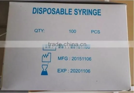 Medical Disposable Insulin Syringe U-100
