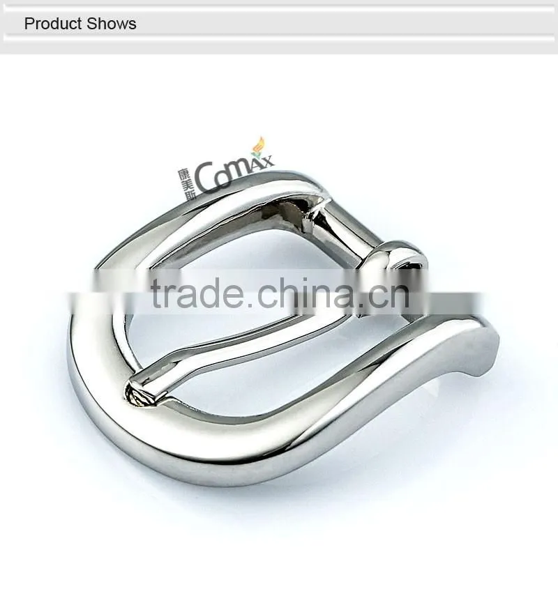 Hot Sale Shiny Silver Metal Pin Belt Buckle