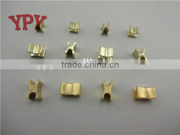 Zipper Brass Metal H Type Bottom Stop and U Type Top Stop