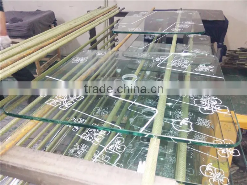 white color glass tempered , 3-19mm unbreakable glass sheet