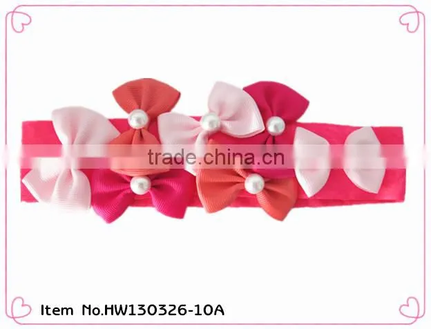 2014 kids hair accessories stretch elastic headband