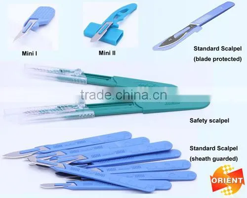 surgical scalpel manufacturers/disposable medical surgical scalpel