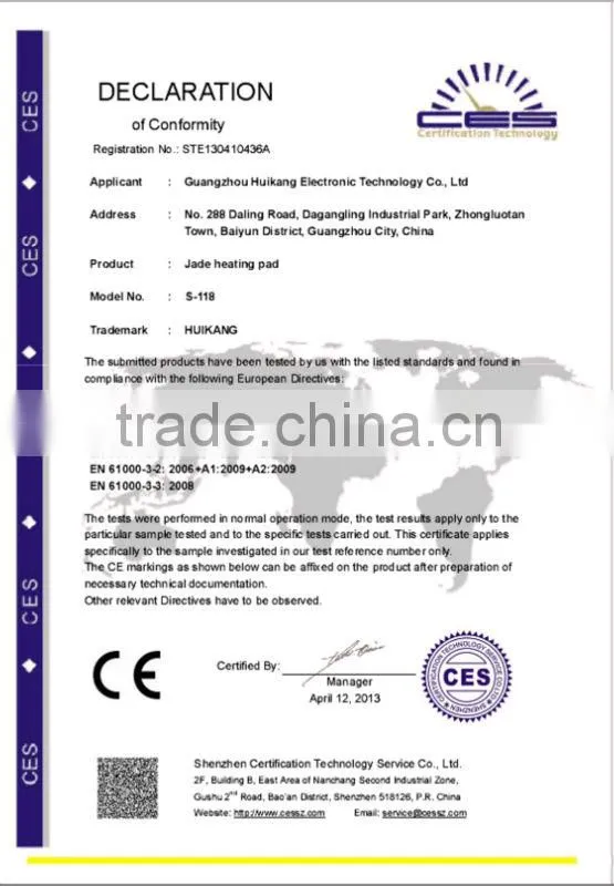 ade physical therapy massager mattress &far infrared rays Negative oxide ion mattress
