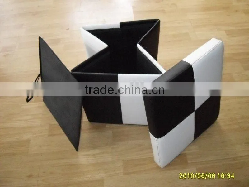 functional leather folding chair