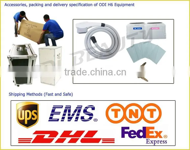 New product 2015 high intensity focused ultrasound HIFU OD-H6