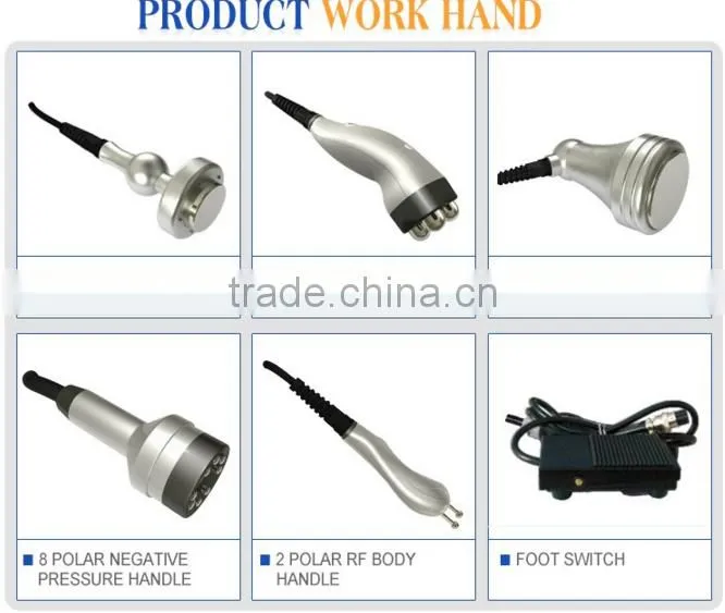 Best vacuum cavitation rf for face & body beauty salon equipment/5 in 1 cavitation vacuum ultrasonic
